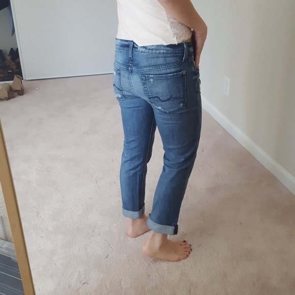 7 of All Mankind Crop Straight Leg - Picture 3 of 7